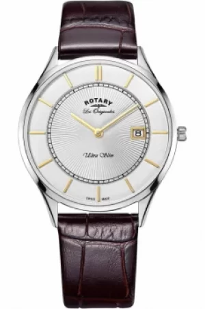 Mens Rotary Swiss Made Ultra Slim Quartz Watch GS90800/02