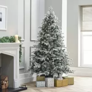 The Winter Workshop - 8ft Premium Snowy Grand Fir Artificial Christmas Tree