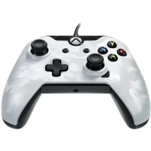 PDP Deluxe Wired Controller White Camo for Xbox One