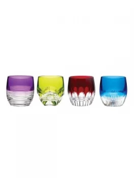 Waterford Mixology Mixed Colour Old Fashioned Set of 4