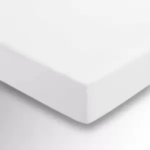 Helena Springfield Brushed Cotton Single Fitted Sheet, White