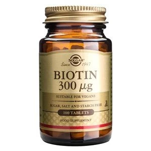 Solgar Biotin 300 amp181g Tablets 100 tablets