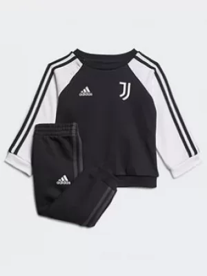 adidas Juventus 3-stripes Baby Jogger, Black/White, Size 2-3 Years