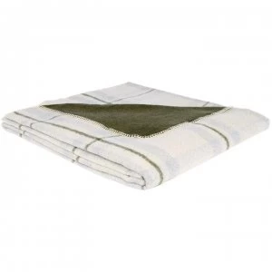 Linea Recycled Throw - Willow Green