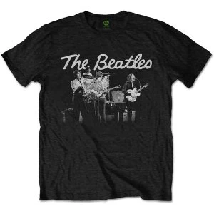 The Beatles - 1968 Live Photo Mens XX-Large T-Shirt - Black