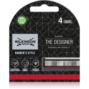 Wilkinson Sword Barbers Style The Designer Refills 4 Pack - wilko