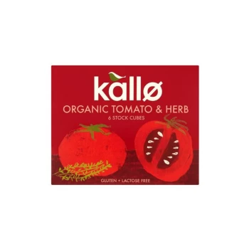 Tomato & Herb Stock Cubes - Organic - 66g - 76191 - Kallo