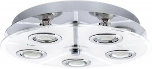 Eglo Cabo 5 Point LED Round Ceiling Light.