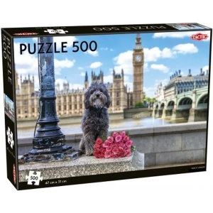 Dog in London 500 Piece Jigsaw Puzzle