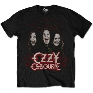 Ozzy Osbourne - Crows & Bars Mens X-Large T-Shirt - Black