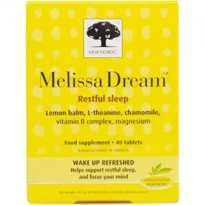 Melissa Dream Restless Sleep x 40 Tablets