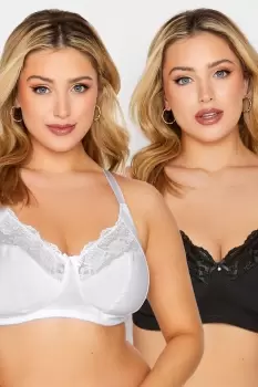 2 PACK Non-Wired Soft Cup Bras