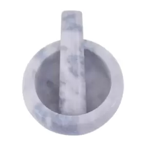 Interiors by PH Marble Mortar And Pestle - Grey