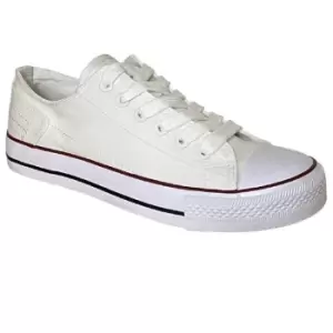 Dek Womens/Ladies Canvas Trainer Shoe (5 UK) (White)