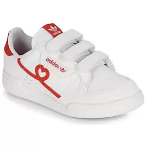 adidas CONTINENTAL 80 CF C Girls Childrens Shoes Trainers in Whites,2,2.5,1.5 kids