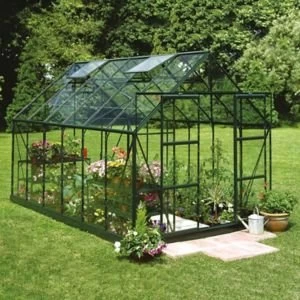 BQ Metal 8x12 Toughened safety glass greenhouse