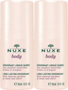Nuxe Body Long-Lasting Deodorant Duo 2 x 50ml