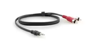 Kramer Electronics 3.5mm - 2 RCA, 10.7m audio cable Black, Red, White