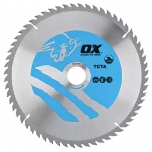 Ox Tools - ox Aluminium/Plastic/Laminate Circular Saw Blade 216 x 30 x 2.2mm - 80 Teeth tcg (1 Pack)
