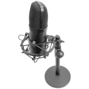 Digitus DA-20300 Speech microphone Corded, USB incl. shock mount, incl. cable, incl. stand, Stand