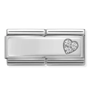 Nomination CLASSIC Silvershine Symbols Stainless Steel Cubic...
