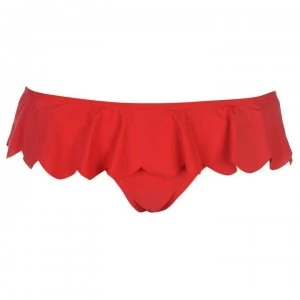 SoulCal Frill Bikini Briefs Ladies - Red