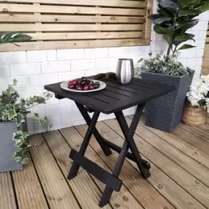 Black Lightweight Portable Folding Outdoor Table