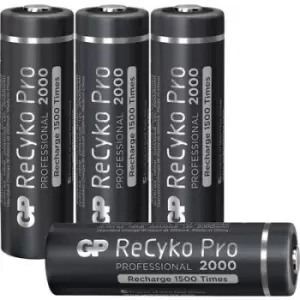GP Batteries ReCyko+Pro HR06 AA battery (rechargeable) NiMH 2000 mAh 1.2 V 4 pc(s)