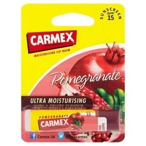 Carmex Ultra Moisturising Lip Balm Pomegranate SPF 15 4.25g