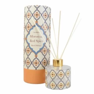 Moroccan Red Spice Reed Diffuser in Gift Box Red Cinnamon Scent 150ml