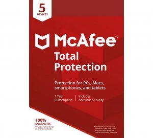 McAfee Total Protection 12 Months 5 Devices