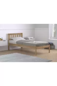 Lisbon Double Bed Brown