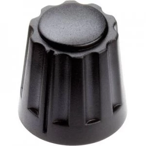 Control knob Black x H 14.5mm x 14mm Mentor