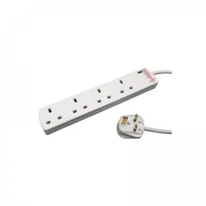 Tacima 2M 4 Way Surge Protection Extension Lead