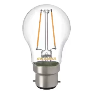 Sylvania B22 2W 250Lm Round LED Filament Light Bulb