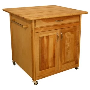 Catskill by Eddingtons Solid Backed Large Kitchen Trolley on Wheels
