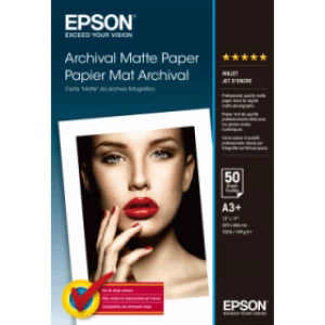 Epson C13S041340 Original A3 Archival Matte Paper 192g x50