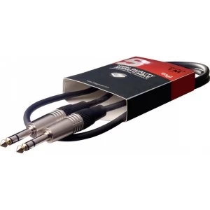 Stagg 6mm to 6mm Audio Deluxe Cable 1m