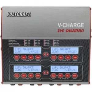 VOLTCRAFT V-Charge 240 Quadro Scale model Multifunction charger 12 V, 230 V 12 A LiPolymer, LiFePO, Li-ion, LiHV, NiCd, NiMH, Lead-acid