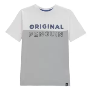 Original Penguin Original Penguin Split Logo T-Shirt Infant Boys - White