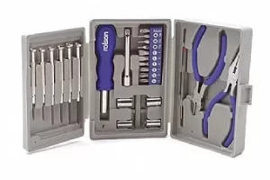 Rolson Mini Tri-fold Tool Kit, Set of 26