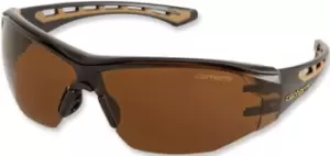 Carhartt Easely Safety Glasses, brown, brown, Size One Size