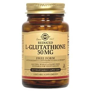 Solgar Reduced L Glutathione 50 mg Vegetable Capsules 30 Capsules