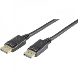 Digitus DisplayPort Cable 2m Black [1x DisplayPort plug - 1x DisplayPort plug]
