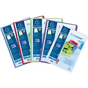 Exacompta Display Book 5759E A4 Assorted 50 Pockets Pack of 8