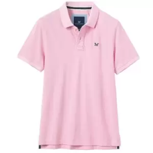 Crew Clothing Mens Classic Pique Polo Shirt Classic Pink Small