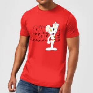 Danger Mouse Pose Mens T-Shirt - Red - M