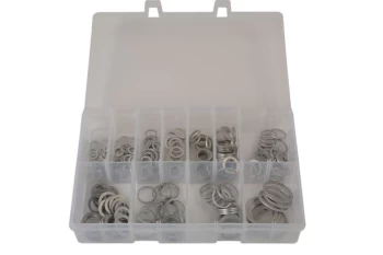 Assorted Aluminium Washers Box Qty 260 Connect 31896