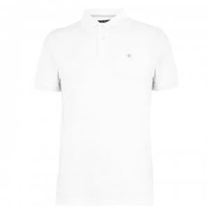 Hackett Logo Polo Shirt - Optic White802