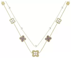 Radley 18ct Pale Yellow Gold Plated Cubic Zirconia Necklace